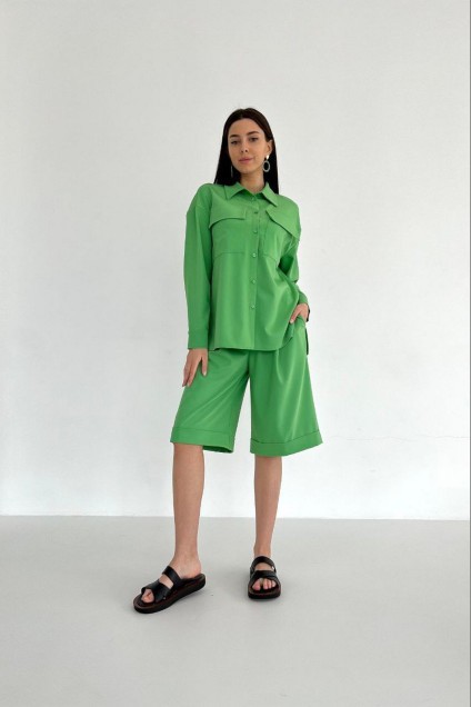 Рубашка 5060 светло-зеленый Ivera collection