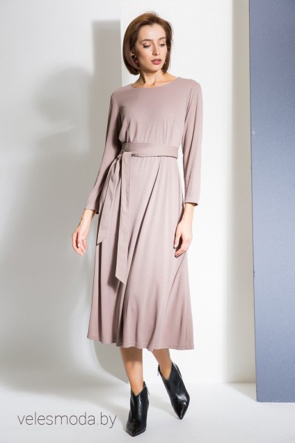 Платье 586 светло-коричневый Ivera collection