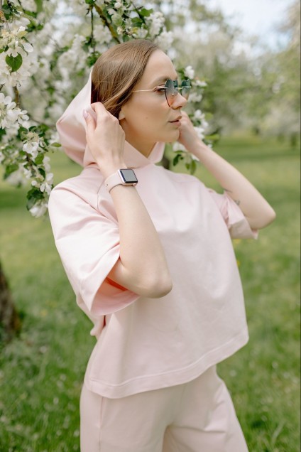 Спортивный костюм 6009 нежно розовый Ivera collection