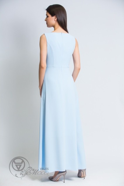 Платье 670 голубой Ivera collection