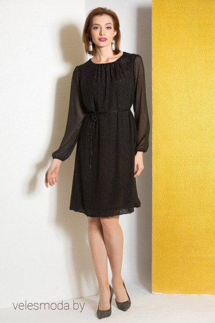 Платье 728 черный Ivera collection