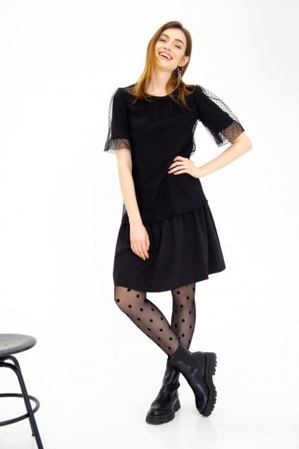 Платье 729 черный Ivera collection