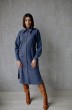 Платье 913 серо-синий Ivera collection