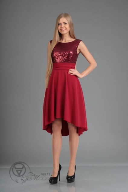Платье 903 красный Iva