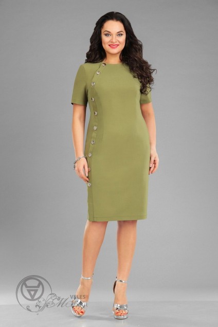 Платье 957-1 оливковый Iva