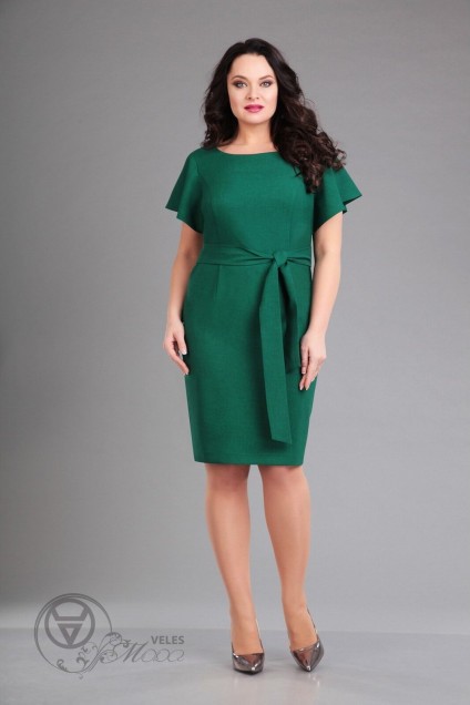 Платье 986 зелено-травяной Iva