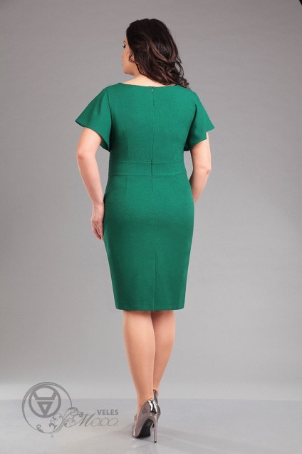 Платье 986 зелено-травяной Iva
