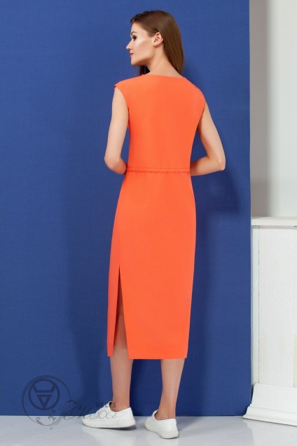 Комплект с платьем 576 оранж Ивелта Плюс