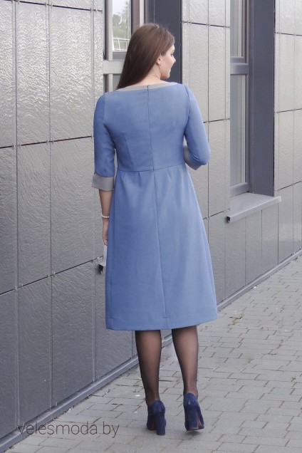 Платье 1996 голубой без вышивки JeRusi