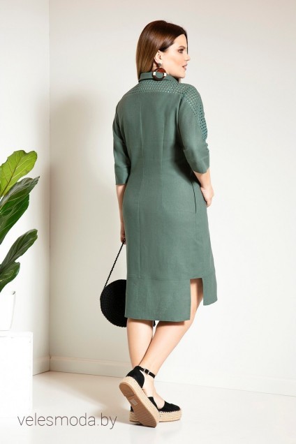 Платье 2065 зеленый JeRusi
