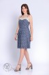 Комплект с платьем 1700 синий Jersey (Джерси)