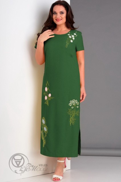 Платье 1968 зеленый Jurimex