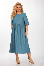 Платье 2858 голубой Jurimex