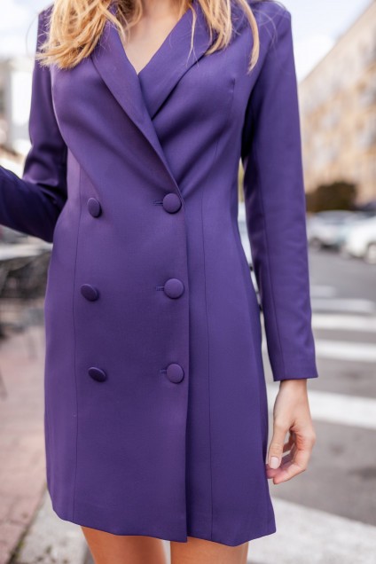 Платье 132-21 фиолетовый KRASA