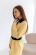 Платье 292-22 желтый с черным KRASA
