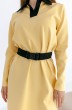 Платье 292-22 желтый с черным KRASA