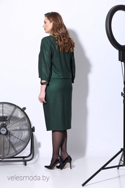 Платье В-225 зелень Карина Делюкс