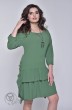 Платье 268 зеленый Карина Делюкс