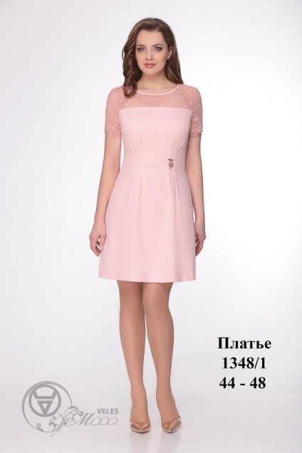 Платье 1348 розовый Кэтисбэл