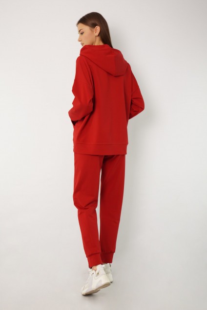 Спортивный костюм 4015-4040 красный Kivviwear