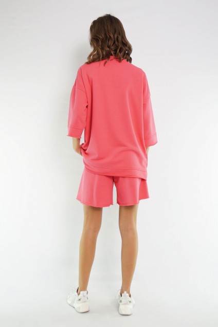 Костюм с шортами 40194018 розовый Kivviwear