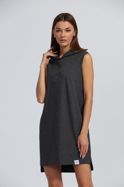Платье 4028 темно-серый Kivviwear
