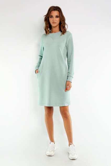 Платье 4041 светлый хаки Kivviwear