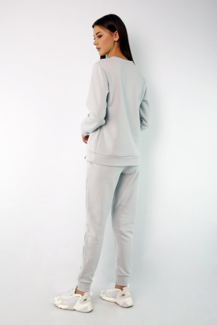 Спортивный костюм 4048-4051 светло-серый Kivviwear