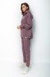 Спортивный костюм 4057-4056 пурпурно-серый Kivviwear