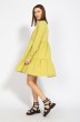 Платье 4069 лимонный хаки Kivviwear