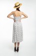 Платье-сарафан 5005 белый + цветы Kiwi
