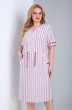 Платье 1883 розовый Ксения стиль
