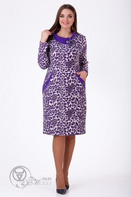Платье 985-2 фиолет LADIS LINE