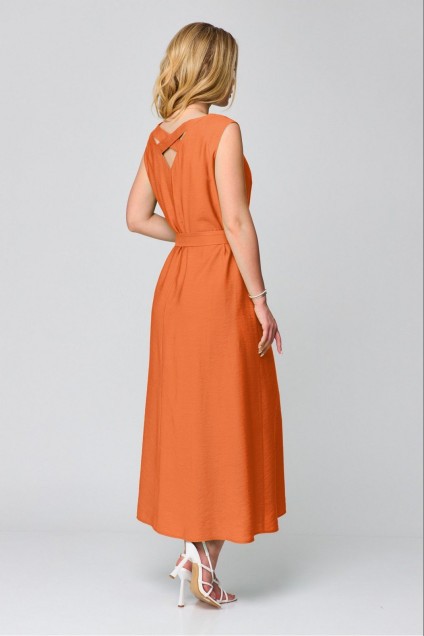 Платье 871 оранжевый LAIKONY