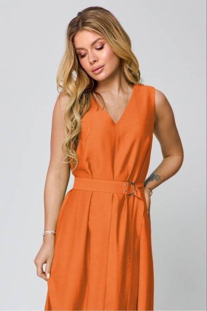 Платье 871 оранжевый LAIKONY