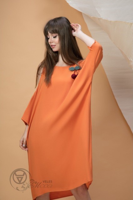 Платье 463 оранж Lokka