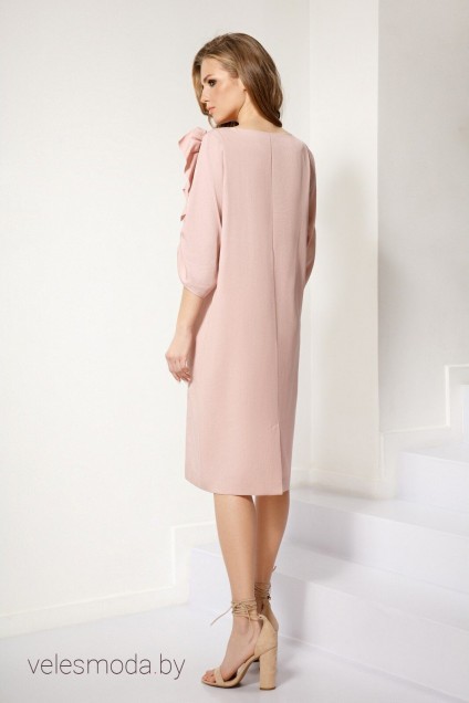 Платье 546 розовый Lokka