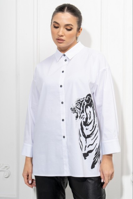 Рубашка 094 белый LUNA
