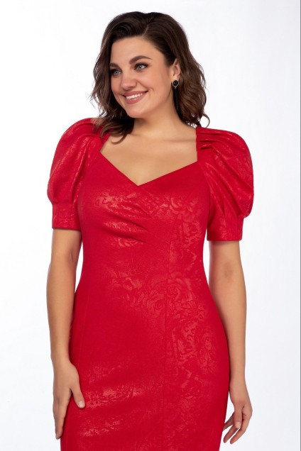 Платье 11474 красный LaKona