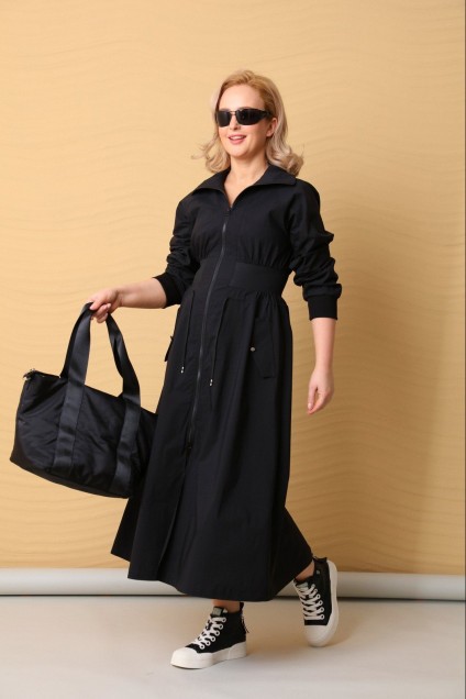 Платье 057 чёрный LM (Лаборатория моды)