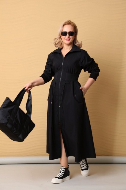 Платье 057 чёрный LM (Лаборатория моды)