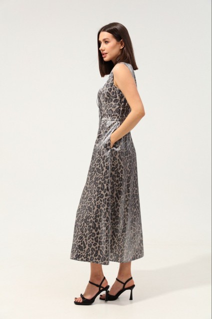 Платье 083 леопард LM (Лаборатория моды)