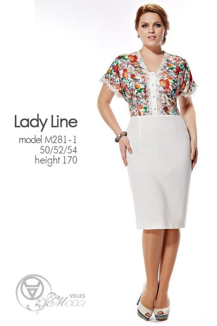 Платье 281-1 Lady Line