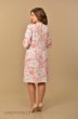 Платье 1030-3 белый+розовый Lady Style Classic