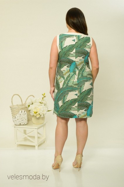 Платье  1081 зелень Lady Style Classic