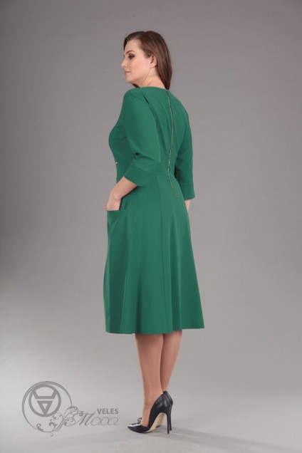 Платье 1235 зеленый Lady Style Classic