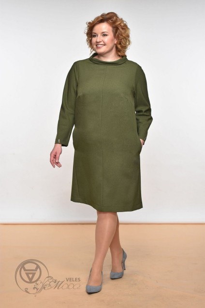 Платье 1520 зеленый Lady Style Classic