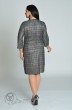 Платье 1551 серый+оранж полоски Lady Style Classic