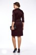 Платье 585-4 черный + бордовый Lady Style Classic