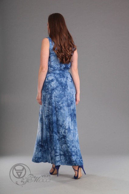 Платье 715 сине-голубой Lady Style Classic